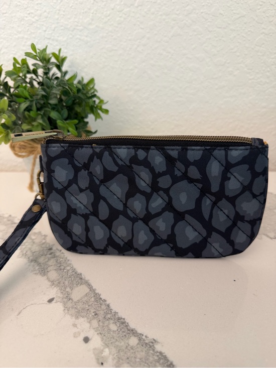 Travelon Handbags - TRAVELON Black Leopard Print Wristlet NWOT